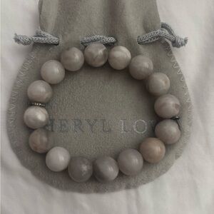 Gray Beaded Bracelet